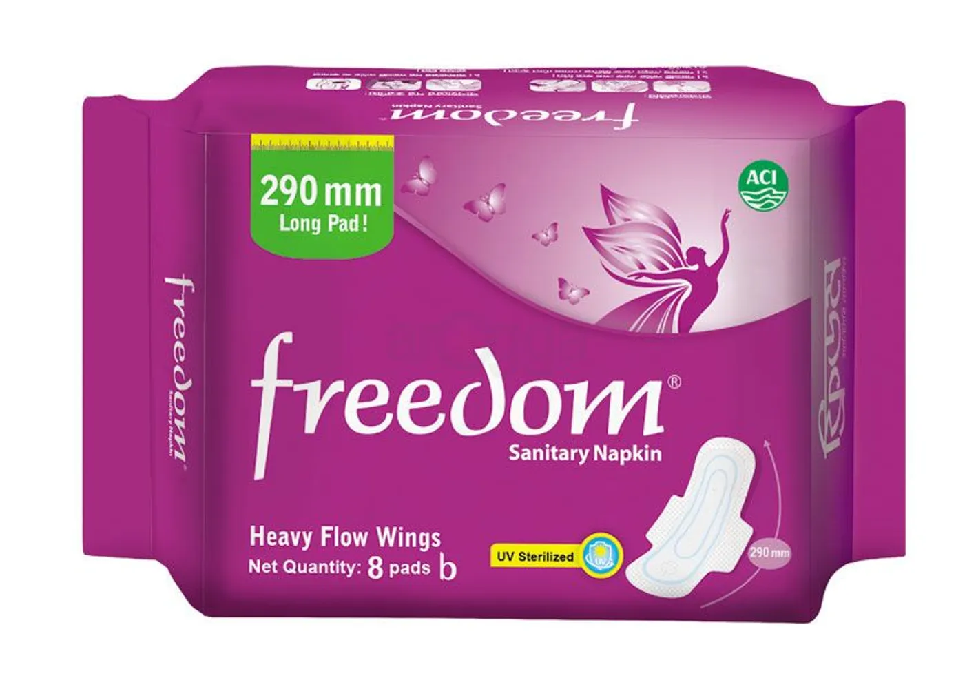 Freedom Sanitary Napkin Heavy 8 pcs